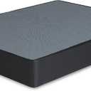 Signature Design by Ashley 10" Mattress Box Spring with Metal Foundation, Sturdy and Durable, Ready to Assemble, Parts and Tools Included, Full, Removable Black Fabric Cover