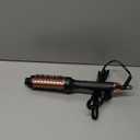 Nimmu Thermal Brush for Blowout Look, 1.5 inch Heated Round Brush, Curling Iron with 10 Temperature Control, Hot Styler Dual Voltage for Travel, Black Gold