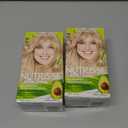 Garnier Hair Color Nutrisse Nourishing Creme, 90 Light Natural Blonde (Macadamia) Permanent Hair Dye, 2 Count (Packaging May Vary)