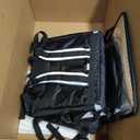 PK-140Z: Extra Large Heat Insulation Food Delivery Bag for Motorcycle, Huge Pizza Delivery Bags for Bicycle/Scooter, 2 Layers, Side Loading, 20" x 20" x 20"
