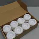 Aignis 24pcs LED Flameless Floating Candles, Burning Time Over 120 Hours, 3 Inch Plastic Battery Operated Tealights, Cozy White Light for Pool/Bathtub/Hot Bath/Wedding Centerpiece Decor Dcor