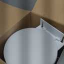 Dryer Vent Cover 4 inch with UV RESISTANT - Outdoor Dryer Vent Cover Natural Energy Saving, Dryer Vent Seal for Home Exterior (White)