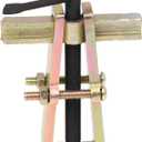 4" 2-Jaw Gear Puller, Adjustable Two Jaw Gear Bearing Pulley Puller Flywheel Removal Tool, 2 Claws Pullers Carbon Steel Separate Lifting Device for Auto Mechanic Maintenance (Yellow)