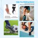 Malloraned AFO Foot Drop Brace,Medical Ankle Foot Orthosis for Hemiplegia Stroke Varus Walking Support Shoes,Ankle Brace Stabilizer with Inflatable Airbag (Right Foot, Medium)