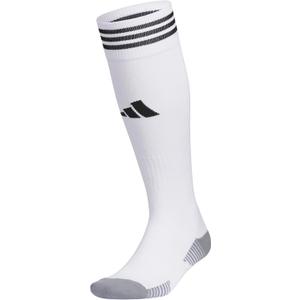 adidas Unisex Copa Zone Soccer Socks for Men and Women, Over The Calf (Large, White/Black)