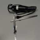 Electric Carving Knife Set with 2 Stainless Steel Blades, Comfort Grip Handle and Wood Storage Block For Slicing Bread, Meat, Etc By Classic Cuisine, Silver