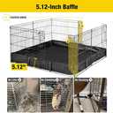 Aivituvin Pet Playpen Guinea Pig Cage Small Animal Rabbit Exercise Pen with Waterproof Floor Liner - Extension Playpen ONLY