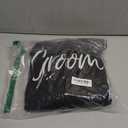 Matching Getting Ready Bride & Groom Wedding Gifts Groom Zip Hoodie (Black, L)