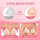 Boomba Invisible Lift Inserts Double-Sided Sticky Bra Ultra Push Up Bra Inserts Suitable for Different Occasions, M Beige
