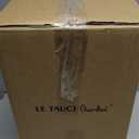 White Ceramic Vase - Large 11.8 Inch Tall Floor Vase for Centerpieces, Farmhouse Rustic Minimalist Home Decor for Living Room, Enterway, Wedding (Sandstone White)