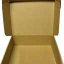 Shipping Boxes Corrugated Cardboard Mailer Boxes Literature Mailer for Packaging Small Business Craft Gifts Giving Products (Brown, 13x10x4)