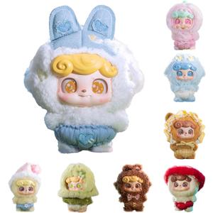 POP JOY Plush Blindbox Q.Kid Fairy Tales Series Plush Mystery Toy Kawaii Vinyl Stuffed Keychain Figure Cute Pendant Gift Blind Box for 3+ Single Box
