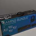 iLive Wired Gaming Kit with Headphone, LED Back-Lit Keyboard, LED Lighted Mouse, Mouse Pad, Universal, IAGMK20VP