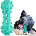 Toothbrush Dog Chew Toy, Stick Bone for Dog Teeth Cleaning, Tooth Brushing, Teething Chew Toys, Dental Oral Care for Small, Medium and Large Dogs(Blue)