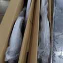 4 Set 32" High Top Cocktail Tables for Parties White Round Folding Bar Height Table with Removable Legs and 32 x 43 Inch Black Spandex Stretch Table Covers