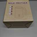 Electric Milk Frother, 4 in 1 Milk Steamer,11.8oz/350ml Automatic Warm and Cold Foam Maker for Coffee,Latte, Cappuccino, Macchiato, Hot Chocolate (Matte Black)