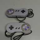 2 Pack Retro Wired Controller for SNES Original Console, kiwitatá Remote Wired Gamepad Controller Compatible with SNES Super Entertainment Game Console System