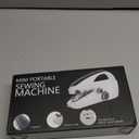 Handheld Sewing Machine, Two dear, Mini sewing machine, Easy to Use and Fast Stitch Suitable for Clothes, Fabrics, DIY Home Travel Electric Handheld Sewing Machine.(Black)