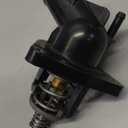 MotoRad 815-207 Engine Coolant Thermostat Housing Assembly - Chevy Silverado 1500 (14-18) Tahoe (15-20) Suburban (14-20), GMC Sierra 1500 (14-19) Yukon (15-20) Yukon XL (15-20)