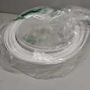 DALIX PVC Vertical Blind Replacement Slats Curved Smooth White 82.5 x 3.5 (20-Pack)