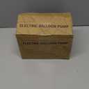 Balloon Pump Electric,110V 600W Balloon Blower Inflator Dual Nozzle Air Pump Balloons Inflator for Decoration, Party, Sport,Gifts:2 Balloon Tying Tools (Rose Red)