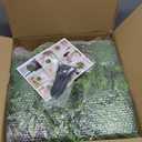 Round Boho Ivy Wall Decor: 2 Pcs 20 Inch UV-Anti Hanging Framed Faux Greenery Leaf Vines Art for Indoor & Outdoor Farmhouse Home Plant Decor - Living Room, Bathroom, Office,Patio