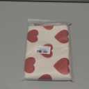 BETGINY Valentines Pillow Covers 18x18, White Red Love Heart Outdoor Decorative Throw Pillows for Couch, Anniversary Decor Cushion Cover 2 Pcs Farmhouse Linen Pillowcase for Bed Car Safa