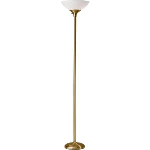 Adesso 7506-21 Glenn 300W Torchiere, 71 in, 2 x 150 W Incandescent/equiv. LED, Antique Brass, 1 Floor Lamp