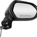 Right Passenger Side Mirror Assembly Compatible with Corolla 2020 2021 2022 Non-Heated Manual Folding and Power Paint to Match Replaces 8791002916PFM (3Pins)