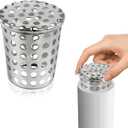 Boltigen PVC Termination Mesh Screen Vent Covers, Stainless Steel Gutter Guard Filter, Conical Exhaust Pipe Cover Strainer, Multihole Cap for 1.64in-1.98in ID Roof Vent and Furnace (1.54-2'')