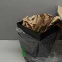 The HC Companies Aria Self Watering Square Plant Pot w/Drainage - Planters for Outdoor Plants & Indoor Plants - Lightweight & UV-Resistant Plastic Pots for Plants (8" Glossy Black, Pack of 2)