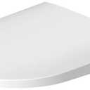 Duravit 0021690000 D-Neo Round Closed-Front Toilet Seat with Soft Close - White