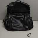 Backpack Purse for Women Leather Ladies Fashion Designer Travel Convertible Shoulder Bag with Tassels (Black)