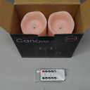 VEEKI Flameless Candles Light, Set of 2 6"x3" Flickering LED Candle with Remote & Timer, Dimmable Electric Pillar Candles Battery Operated, Pink Candles for Valentine's Day Xmas Home Decor (2PC)