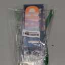 Chanukah Spell Out Pastel Menorah - Exciting & Colorful Multicolor Menorah! Hand Painted Ceramic Hanukkah Gifts Whimsical Design Jewish Holiday Party Favors Candle Holder Festival of Lights 11" L