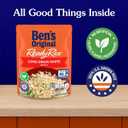 BEN'S ORIGINAL Ready Rice Original Long Grain White Rice, Easy Dinner Side, 8.8 oz Pouch (Pack of 12) (EXP 12/22/25)