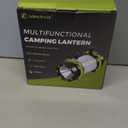 Alpswolf Camping Lantern Rechargeable, 4000mAh Camping Flashlight 6 Modes LED Lantern Portable Rechargeable Lanterns for Power Outage, Emergencies Light for Hiking, Green, 2 Packs