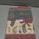 Christmas Table Runner Xmas Dining Table Linen Decoration with Tassels Cotton Blend Winter Holiday Decoration 13 x 70 inches (Green & Red, 13" x 70")