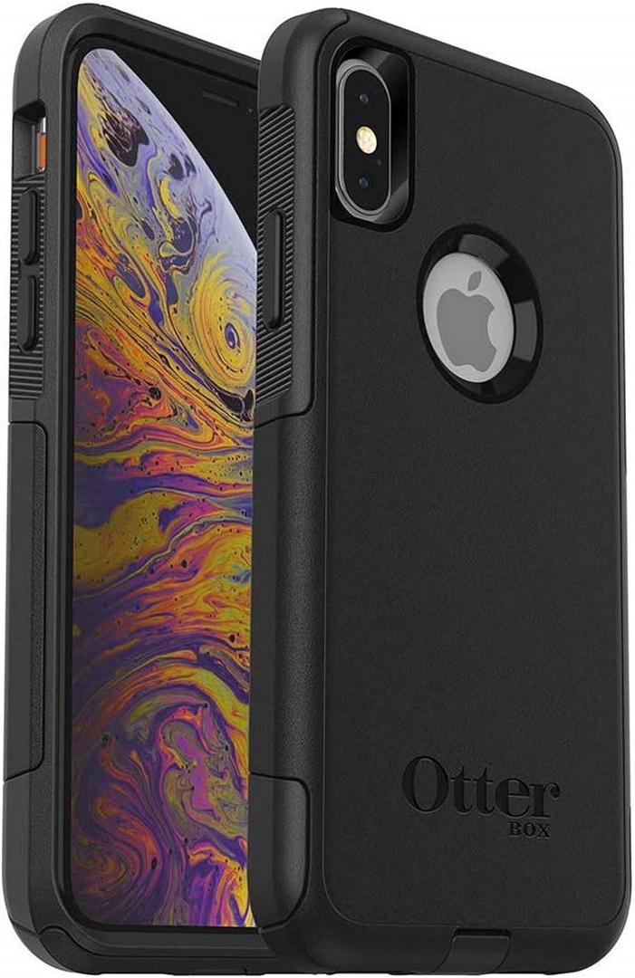 OtterBox Commuter Series Case for iPhone Xs & iPhone X - Non-Retail Packaging - (Black)