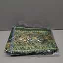 Futon Mattress Cover, Zippered Japanese Floor Mattress Protector, Machine Washable (Bohemian Green, Twin)