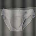 Mens Swim Briefs Sexy Bikini Swimwear Quick Dry Drawstring Retro Swimsuit with Pad, small
