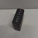 Aluminum Alloy 260W USB C Charger GaN Fast USB C Charging Station 7 Ports 65W Laptop Charger for MacBook Pro/Air/iPad Pro/iPhone (Gray)