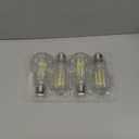 4-Pack Vintage E26 LED Edison Bulbs 100W Equivalent 1400LM High Brightness 8W ST58 LED Filament Light Bulbs 5000K Daylight White Medium Base CRI90+ Antique Clear Glass for Home Kitchen, Non-dimmable