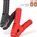 Voilamart 2PCS Battery Jumper Cable Clamps 800A Heavy Duty Insulated Alligator Clips Battery Clamps Charging Connector Kit for Car Auto Vehicle