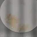 Wooden Decorative Tray, Round Serving Tray with Wood Bead, Farmhouse Big Tray for Ottoman, Countertop, Coffee Tabl,  (Retro White)