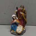 ACCENT COLLECTION HZ Catholic Holy Family Nativity Set, 8" Handcrafted Joseph, Mary & Jesus Statue, Religious Figurine Altar Decor, Christian Gifts