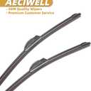 Windshield Wipers OEM Quality 26" + 16" Premium All-Season Wiper Blades Automotive Replacement Windshield Wiper Blades for U/J hook (Set of 2)