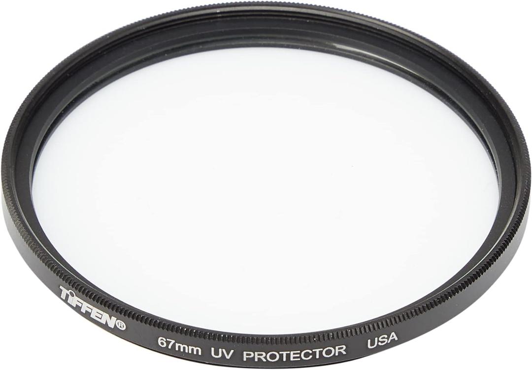 Tiffen 67UVP Slim 67mm UV Protection Filter for Camera Lens, Clear Optical Glass, Impact Resistant