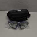 ROCKBROS Photochromic Cycling Glasses for Men - Clear Safety Glasses for Road Mountain Bike Bicycle (Blue)