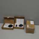 Windproof Door Stopper, Mechanical Heavy Duty Adjustable Height Door Catch Holder, Keep Door Open, No Drilling or Screw Mounting with Adhesive Pads & Screws, 2Pack, Black